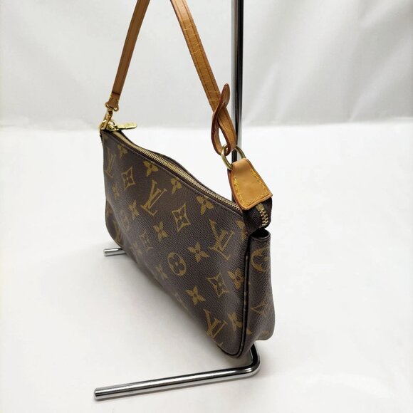 Authentic Louis Vuitton LV Pochette Accessoires Brown Monogram mn660-121325 - Picture 2 of 16